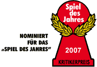 Spiel des Jahres 2007 - Nominierungsliste