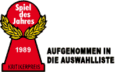 Spiel des Jahres 1989 - Auswahlliste