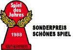Spiel des Jahres Sonderpreis 1988 - Schönes Spiel Spiel des Jahres Sonderpreis 1988 - Schönes Spiel