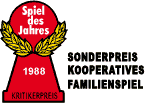 Spiel des Jahres Sonderpreis 1988 - Kooperatives Familienspiel Spiel des Jahres Sonderpreis 1988 - Kooperatives Familienspiel
