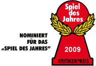 Spiel des Jahres 2009 - Nominierungsliste