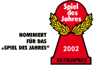 Spiel des Jahres 2002 - Nominierungsliste Spiel des Jahres 2002 - Nominierungsliste