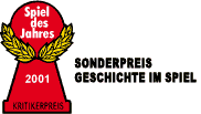 Spiel des Jahres Sonderpreis 2001 - Geschichte im Spiel