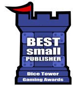 The Dice Tower Award 2011 - Best Small Publisher The Dice Tower Award 2011 - Best Small Publisher