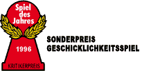 Spiel des Jahres Sonderpreis 1996 - Geschicklichkeitsspiel Spiel des Jahres Sonderpreis 1996 - Geschicklichkeitsspiel